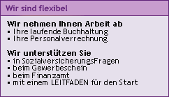 wir sind flexibel