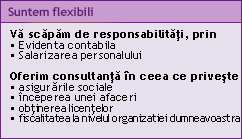 suntem flexibili